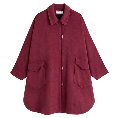 Накидка длинная с застежкой на пуговицы THE LABEL EDITION X LA REDOUTE