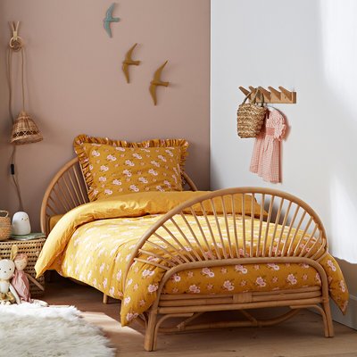 Philomène Floral Spotted 100% Washed Cotton Duvet Cover LA REDOUTE INTERIEURS