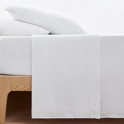 Drap plat uni gaze de coton, Kumla LA REDOUTE INTERIEURS