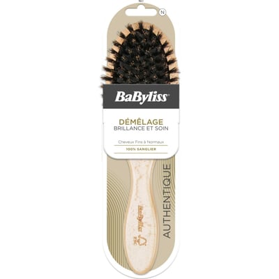 Brosse à cheveux en bois sanglier - Douceur et Brillance BABYLISS