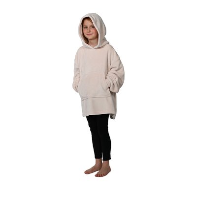 Poncho polaire enfant à capuche doux & chaud GINGER SENSEI MAISON
