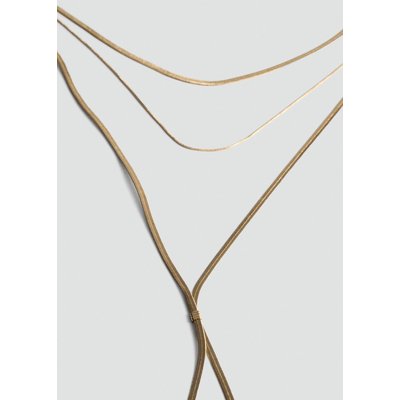 Collier long combiné MANGO