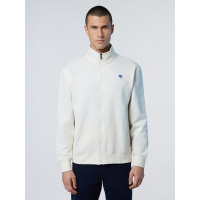 Sweat zippé avec écusson logo NORTH SAILS