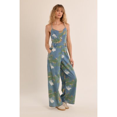 Combinaison en denim imprimée MOLLY BRACKEN