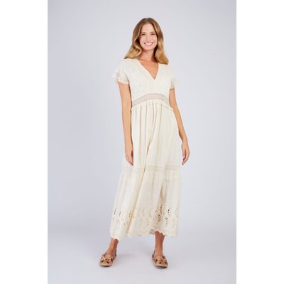 Robe longue en dentelle CHRISTA DERHY