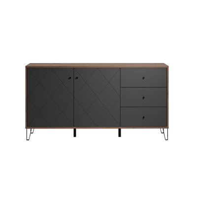 Buffet avec 2 portes et 3 tiroirs L183 cm - Montez CALICOSY