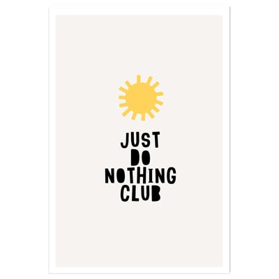 Poster just do nothing club HEXOA