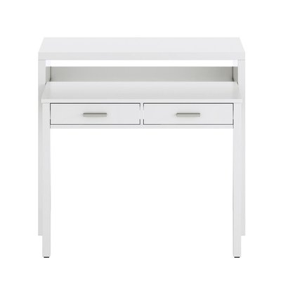 Bureau console extensible 2 tiroirs Consola - L100 cm CALICOSY