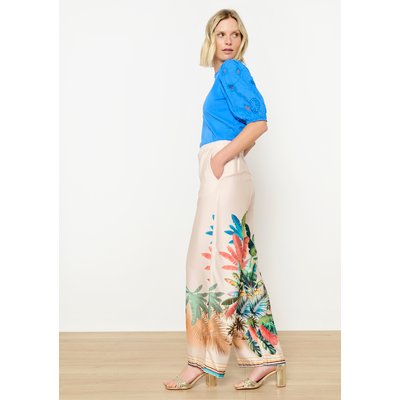 Pantalon fluide imprimé botanique LOLALIZA
