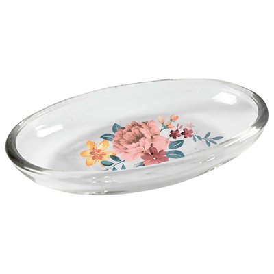 Porte savon en verre Jayana DOUCEUR D'INTÉRIEUR