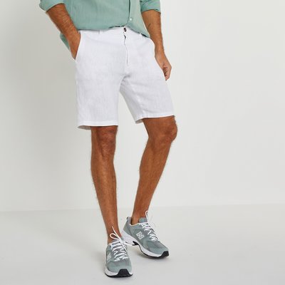 Linen Bermuda Shorts LA REDOUTE COLLECTIONS