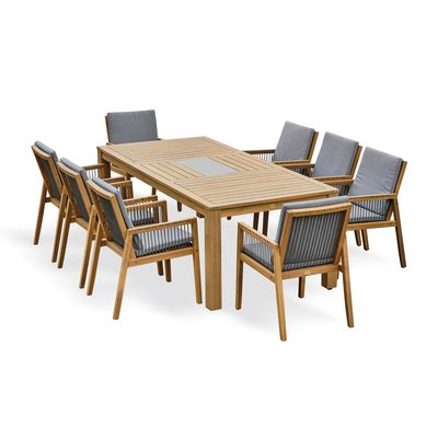 Ensemble repas de jardin en bois SULLANA DCB GARDEN