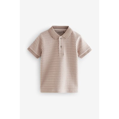 Polo texturé à manches courtes NEXT