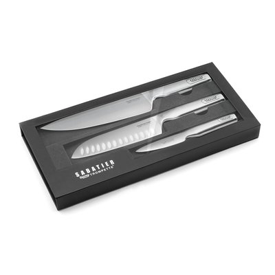 Coffret magnet avec 3 couteaux de cuisine - SABATIER TROMPETTE