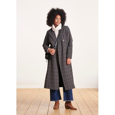 Manteau long à double boutonnage LA FEE MARABOUTEE