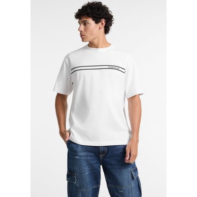 T-Shirt Rayé Col Rond GUESS JEANS