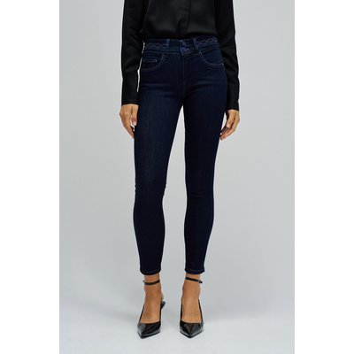 JEAN SECRET PUSH IN CROPPED SKINNY SALSA JEANS