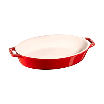 Plat À Four Ovale 23 Cm Cerise STAUB