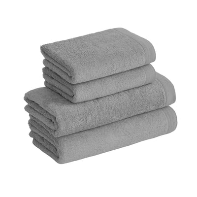 Ensemble de bain 4 pièces 500 g/m² STUDIO (2 draps de bain + 2 serviettes de toilette) SENSEI MAISON