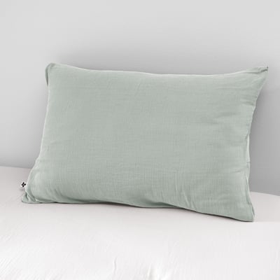 Taie d'oreiller double gaze TERRE DE NUIT