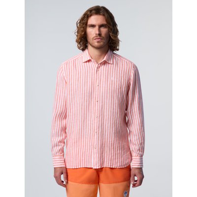 Chemise en lin à larges rayures NORTH SAILS