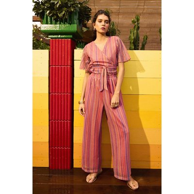 Pantalon fluide rayé LILI SIDONIO