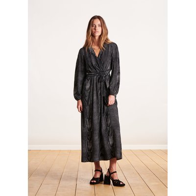 Robe longue cache-cœur à imprimé LA FEE MARABOUTEE