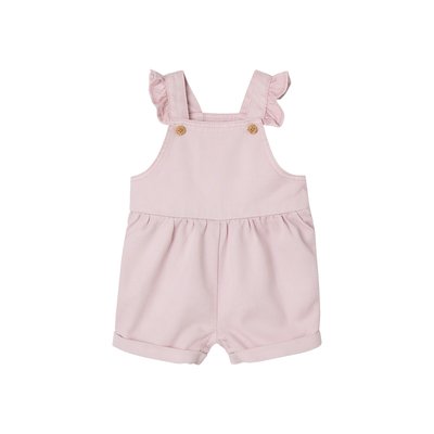 Salopette courte en coton et lyocell VERTBAUDET