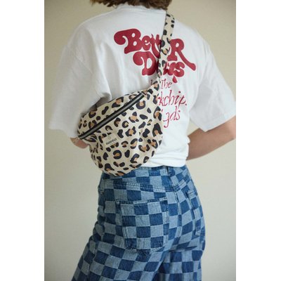 Sac banane en coton imprimé, Léopard GABRIELLE PARIS