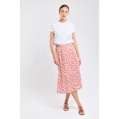 Jupe longue fleurie en coton ARMOR-LUX