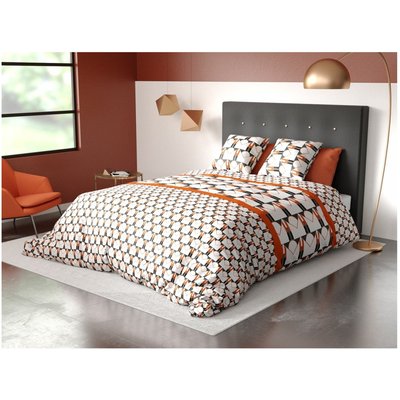 Housse de couette + taie microfibre Geo Arrow EDEN