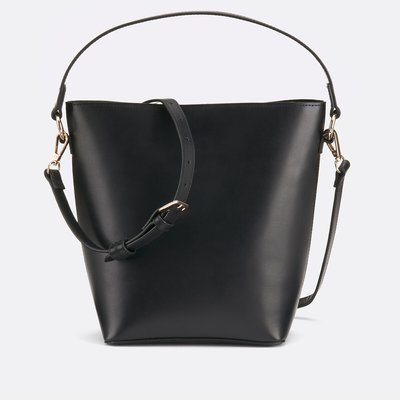 Bolso de piel lisa LA REDOUTE COLLECTIONS