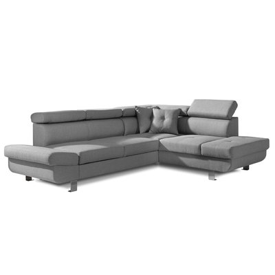 Canapé d'Angle Convertible en Tissu 5 places - LISBONA LISA DESIGN