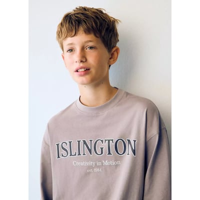 T-shirt en coton imprimé MANGO KIDS