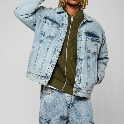 Veste En Jean Réversible  Coton AWARD KAPORAL