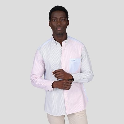 Chemise patchwork rayures MISE AU GREEN