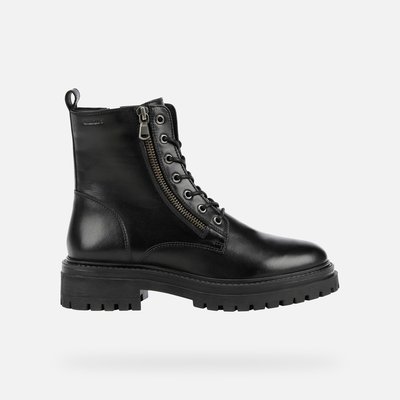 Boots à lacets zippées Iridea GEOX