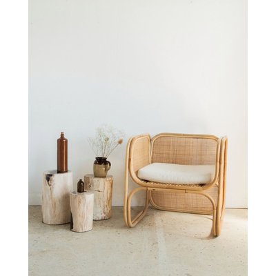 Fauteuil en rotin clair Jakob N°362 - Bon état DEBONGOUT