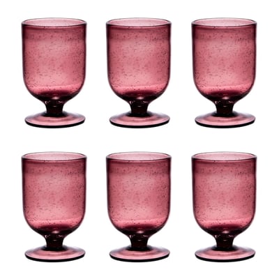 Verre à pied Gordes Bullé 25 cl   (lot de 6) TABLE PASSION