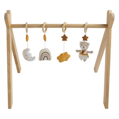 Arche d'éveil bois avec 4 jouets SAUTHON
