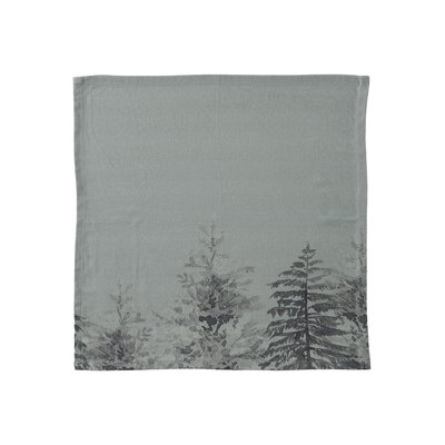 Serviette de table coton SOUSBOIS CARRE BLANC