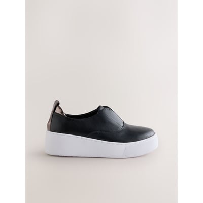Baskets en cuir plateforme forever comfort® NEXT