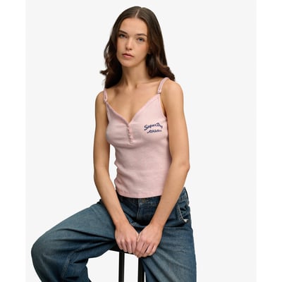 Top à bretelles Athletic Essentials avec boutons SUPERDRY