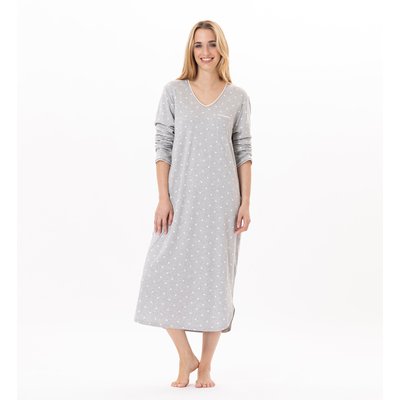 Chemise de nuit longue en coton  CHAMADE 811 LE CHAT