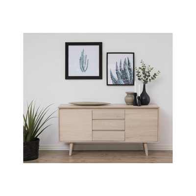 Bahut style scandinave plaqué chêne 2 portes et 3 tiroirs L150 - NOGANA HELLIN, DEPUIS 1862