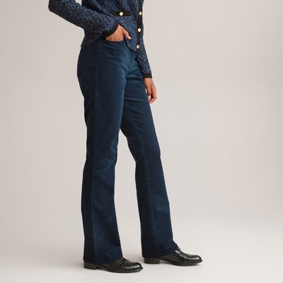 Corduroy Bootcut Trousers, Length 31.5" ANNE WEYBURN