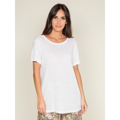 T-shirt Col Rond Lin Fredille DONA LISA