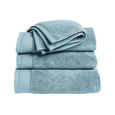 Serviette de toilette 100% Coton BIO, DOUCEUR NATURE BLANC CERISE
