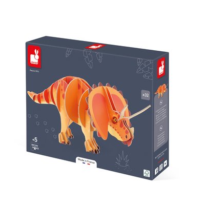 Dino Puzzle Triceratops JANOD