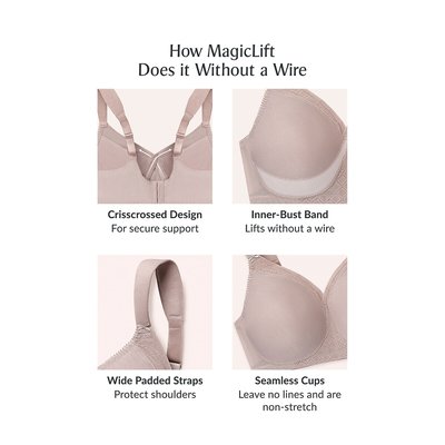 Omsluitende BH zonder beugels MagicLift GLAMORISE